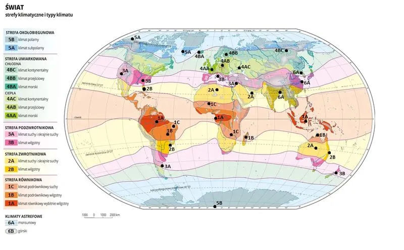 Odkryj klimat podzwrotnikowy: lokalizacje i charakterystyka obszarów go zamieszkujących