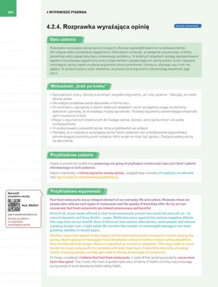 Zakończenie rozprawki